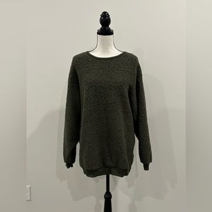 Dictionary Fleece Oversized Sweatshirt